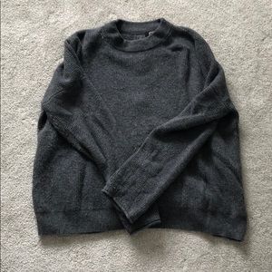 Point Sur charcoal gray sweater